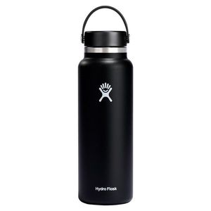 Sticla termos, inox, 1, 18L, "Wide Mouth", Black - Hydro Flask imagine