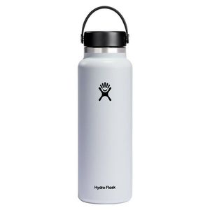 Sticla termos, inox, 1, 18L, "Wide Mouth", White - Hydro Flask imagine