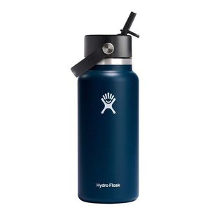 Sticla termos, inox, 950ml, "Wide Straw", Indigo - Hydro Flask imagine