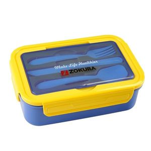 Caserola pentru pranz, cu 3 compartimente, plastic - Zokura imagine