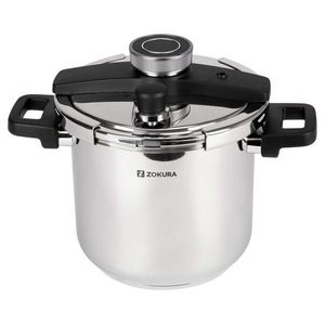 Oala sub presiune, inox, 22cm/7, 5L - Zokura imagine