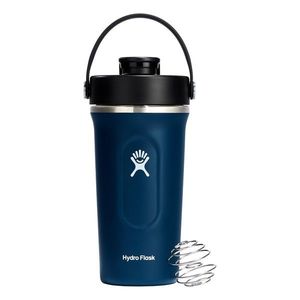 Shaker termos 2 in 1, inox, 710ml, Indigo - Hydro Flask imagine