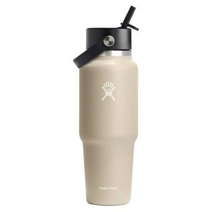 Sticla termos, inox, 950ml, "Wide Straw", Oat - Hydro Flask imagine