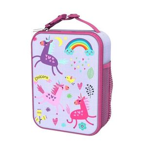Geanta termoizolanta pentru pranz, 26, 5 x 19, 5 cm, Unicorns - Ion8 imagine