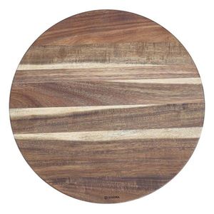 Platou rotativ, 40, 5 cm, din lemn de acacia - Zokura imagine