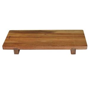 Tocator cu picioruse, din lemn de acacia, 40 x 20 cm, Grosime 2 cm - Zokura imagine