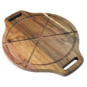 Platou servire pizza, lemn de acacia, 42 x 33 cm - Zokura imagine