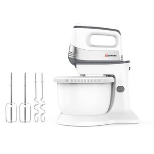 Mixer de mana cu bol rotativ, 500W - Zokura imagine