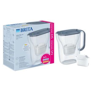 Cana filtranta BRITA Style Essential 2, 4 L + 2 filtre Maxtra Pro (Stone Blue) imagine