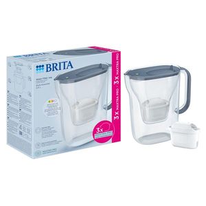 Starter pack BRITA Style Essential 2, 4 L + 3 filtre Maxtra Pro (Stone Blue) imagine