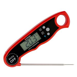 Termometru digital cu citire instanta, Rosu - Zokura imagine