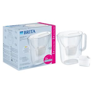 Starter pack BRITA Style Essential 3, 6 L + 3 filtre Maxtra Pro (White) imagine