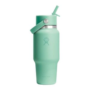 Sticla termos, inox, 710ml, "Wide Straw", Mermaid Green - Hydro Flask imagine