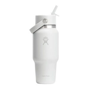Sticla termos, inox, 710ml, "Wide Straw", White - Hydro Flask imagine