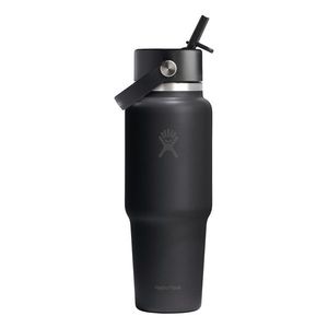 Sticla termos, inox, 950ml, "Wide Straw", Black - Hydro Flask imagine