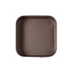 Forma de copt patrata, cu baza detasabila, otel carbon, 24 cm, "Asimetria" - Pyrex imagine