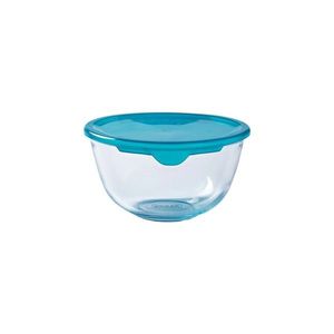 Bol cu capac, din sticla termorezistenta, 14cm/500ml, "Prep&Store" - Pyrex imagine