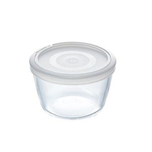 Bol cu capac, din sticla termorezistenta, 15cm/1, 1L, "Cook&Freeze" - Pyrex imagine