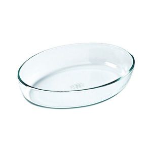Vas oval, sticla termorezistenta, 26x18cm/1, 6L, "Iconics" - Pyrex imagine