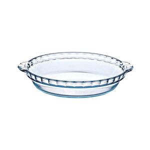 Tava tarta, cu manere, sticla termorezistenta, 26x23cm/1, 3L, "Iconics" - Pyrex imagine