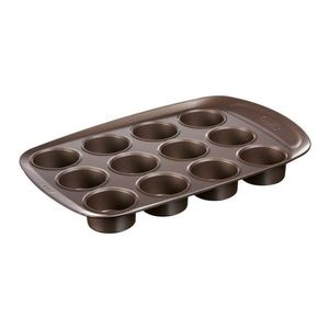 Forma pentru 12 briose, otel carbon, 38x25, 5cm, "Asimetria" - Pyrex imagine