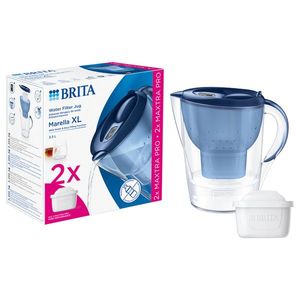 Starter pack BRITA Marella XL 3, 5 L (blue) + 2 filtre Maxtra PRO imagine