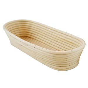 Cos oval pentru dospire aluat, ratan, 35 x 14 cm - Zokura imagine