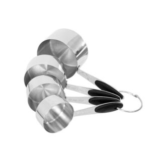 Set 4 cupe masurare ingrediente, inox - Zokura imagine
