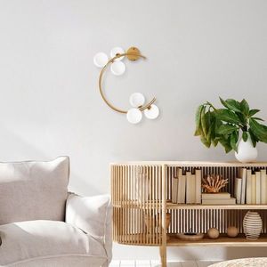 Aplica de perete, Opviq, 521SHN2245, Auriu imagine