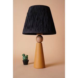 Lampa de masa, Opviq, 687HMY2204, Galben/Negru imagine