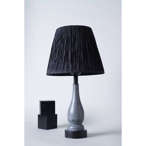 Lampa de masa, Opviq, 687HMY2226, Gri/Negru imagine
