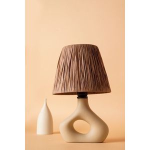 Lampa de masa, Opviq, 687HMY2249, Bej imagine