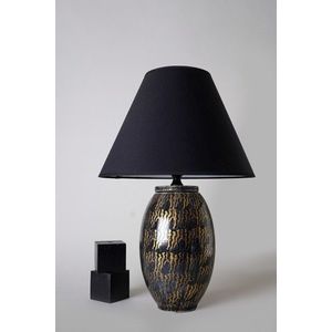 Lampa de masa, Opviq, 687HMY2280, Aur/Negru imagine