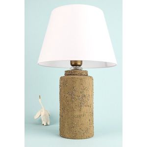 Lampa de masa, Opviq, 687HMY2394, Bej/Alb imagine