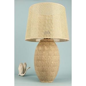 Lampa de masa, Opviq, 687HMY2402, Bej imagine