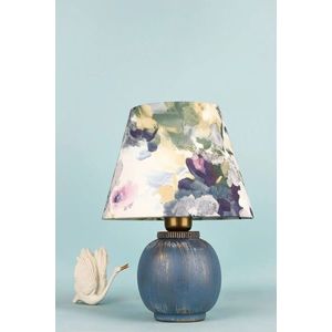 Lampa de masa, Opviq, 687HMY2454, Albastru navy imagine