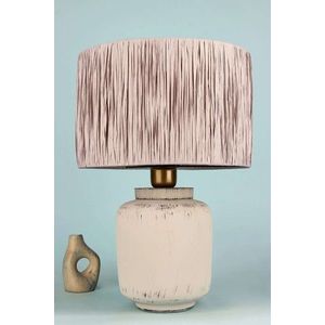 Lampa de masa, Opviq, 687HMY2492, Ecru / Crem imagine