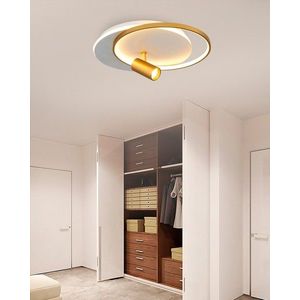 Aplica de perete, Opviq, 701CHD1563, Alb/Auriu imagine