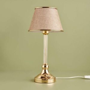 Lampa de masa, Opviq, 780SGN2117, Bej / Auriu imagine