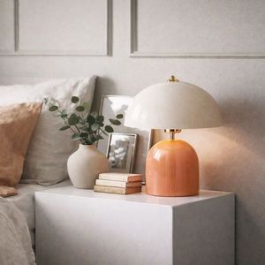 Lampa de masa, Opviq, 780SGN2177, Roz somon imagine