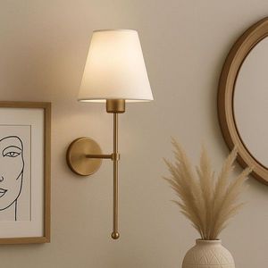 Aplica de perete, Opviq, 780SGN2711, Crem / Aur imagine