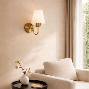 Aplica de perete, Opviq, 780SGN2722, Auriu / Ecru imagine