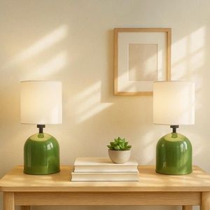 Set de lămpi de masă, Opviq, 780SGN4746, Crem / Galben imagine