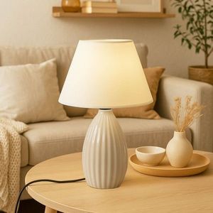 Lampa de masa, Opviq, 780SGN4776, Crem imagine