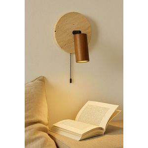Aplica de perete, Opviq, 823OLY1140, Bej / Stejar imagine