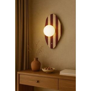 Aplica de perete, Opviq, 823OLY1146, Bej / Alb / Roșu imagine