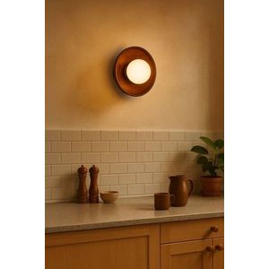 Aplica de perete, Opviq, 823OLY1162, Nuc/Alb imagine