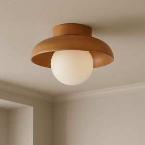 Aplica de perete, Opviq, 823OLY1163, Stejar / Alb imagine