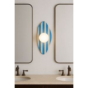 Aplica de perete, Opviq, 823OLY1165, Bej / Alb / Albastru imagine