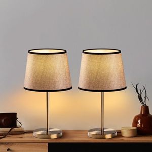 Set de lămpi de masă, Opviq, 892OPV2230, Maro antichizat imagine